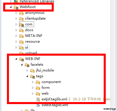 extjsf.taglib.xml目录